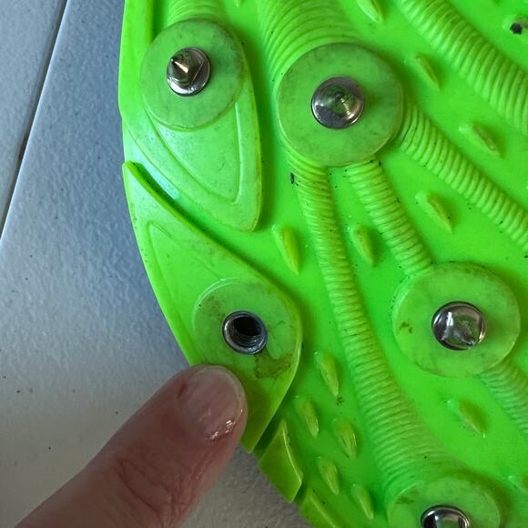 Saucony Soarin Je Track and Field Jumping Spikes in Blue and Slime Green Size 8 main image 7